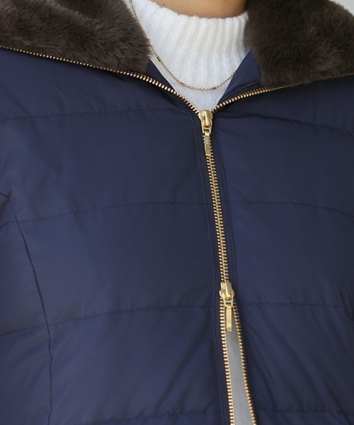 Bou Jeloud（ブージュルード）の「フードファーロングダウン（ダウンベスト・レディース・ブラック/ネイビー・38）」の18枚目の写真