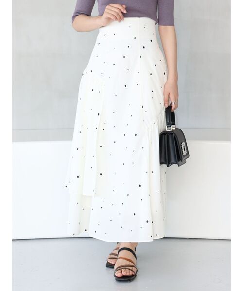 MERCURYDUO（マーキュリーデュオ）の「アシメレイヤードフレアスカート  