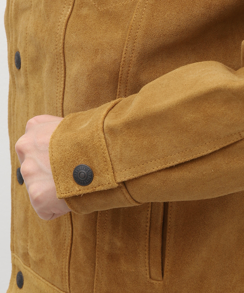Levi's（リーバイス）の「【LEVI'S / リーバイス】HIGHLAND SUEDE TRUCKER HIGHLAND S（ライダースジャケット・メンズ・ブラウン・MEDIUM/LARGE/SMALL）」の9枚目の写真