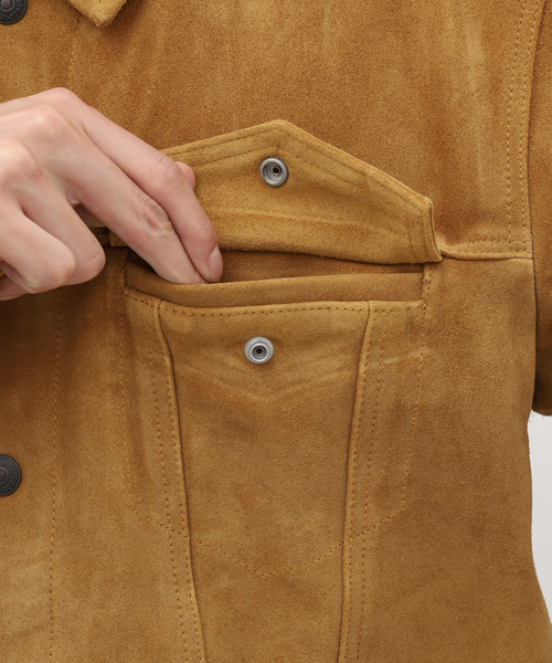 Levi's（リーバイス）の「【LEVI'S / リーバイス】HIGHLAND SUEDE TRUCKER HIGHLAND S（ライダースジャケット・メンズ・ブラウン・MEDIUM/LARGE/SMALL）」の10枚目の写真