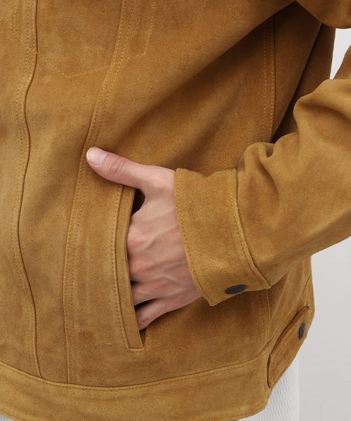 Levi's（リーバイス）の「【LEVI'S / リーバイス】HIGHLAND SUEDE TRUCKER HIGHLAND S（ライダースジャケット・メンズ・ブラウン・MEDIUM/LARGE/SMALL）」の13枚目の写真