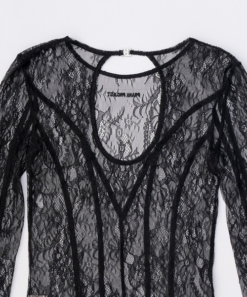 PRANK PROJECT(プランクプロジェクト)の「バックオープンレーストップス / Back Open Lace Top(Tシャツ/カットソー・レディース・マルチ・FREE)」の10枚目の写真