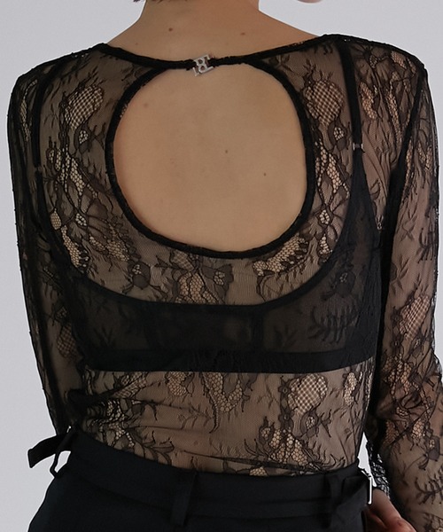 PRANK PROJECT(プランクプロジェクト)の「バックオープンレーストップス / Back Open Lace Top(Tシャツ/カットソー・レディース・マルチ・FREE)」の13枚目の写真