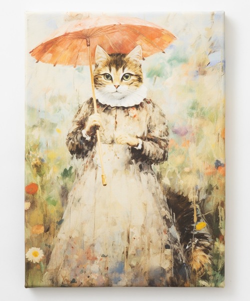 セール】猫 デザイン 世界の名画 壁掛け アートキャンバス