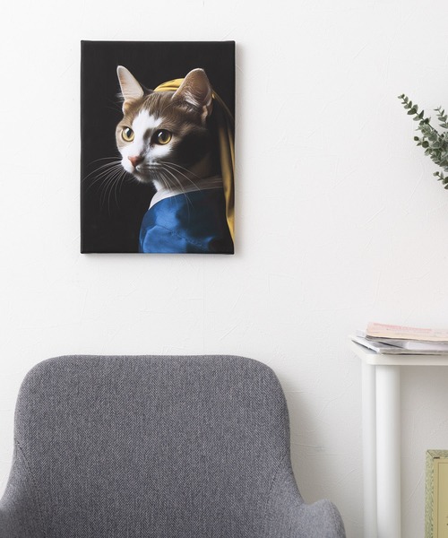 セール】猫 デザイン 世界の名画 壁掛け アートキャンバス（ポスター