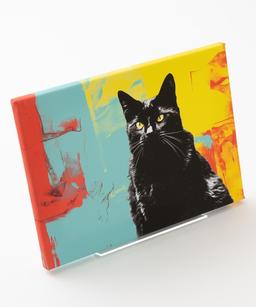 猫 デザイン 世界の名画 壁掛け アートキャンバス（ポスター/アート