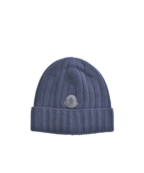 MONCLER(モンクレール)の「HAT(ニットキャップ/ビーニー・メンズ・ネイビー・ONE SIZE)」の1枚目の写真