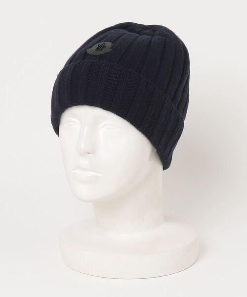 MONCLER(モンクレール)の「HAT(ニットキャップ/ビーニー・メンズ・ネイビー・ONE SIZE)」の4枚目の写真