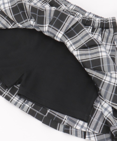 ikka（イッカ）の「【フォーマル対応】インナーパンツ付きチェックスカート（120~160cm）（スカート・キッズ・ネイビー・120/130/140/160/150）」の5枚目の写真