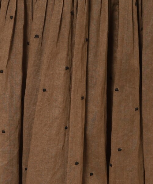 DRESSTERIOR（ドレステリア）の「◆【洗える】ドット刺繍ボリュームスカート（スカート・レディース・オリーブ/ブラック・34/36/38/40）」の8枚目の写真