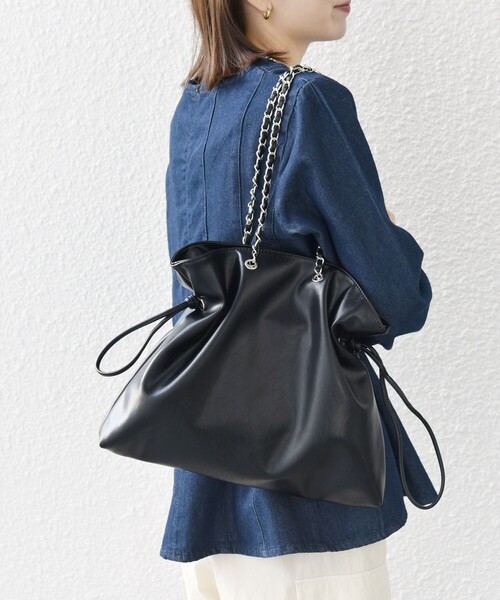 SHIPS any（シップス エニィ）の「SHIPS any: チェーン 2WAY 巾着