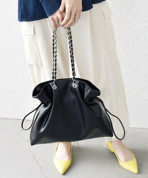 SHIPS any（シップス エニィ）の「SHIPS any: チェーン 2WAY 巾着