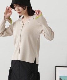 N.（N. Natural Beauty Basic） | ◆バイカラー総針カイキンニット(ニット/セーター)