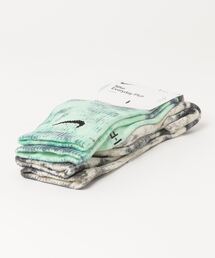【NIKE】EVERYDAY PLUS CNY Cushioned (2 Pairs)クルーソックス ナイキ エブリデイ プラス クッション タイダイ クルー ソックス