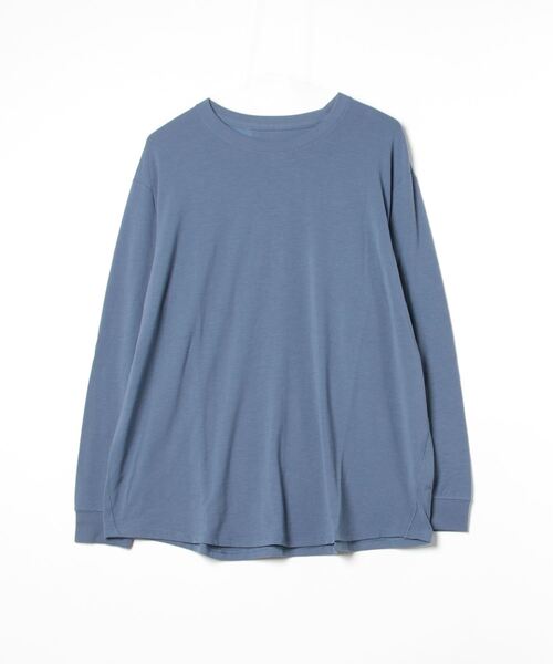 NIKE（ナイキ）の「ナイキ NIKE ナイキ ワン DF ルーズ L/S トップ（Tシャツ/カットソー・レディース・ブラック/ダークブルー/ラベンダー/スモークピンク・L/XL/M/S）」の3枚目の写真