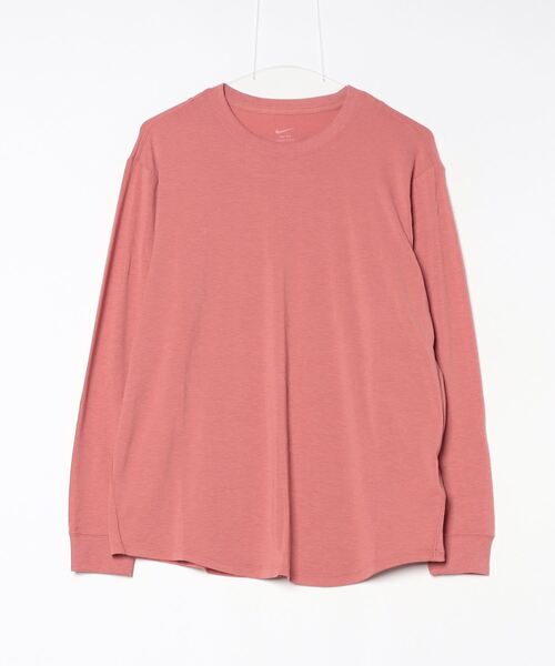 NIKE（ナイキ）の「ナイキ NIKE ナイキ ワン DF ルーズ L/S トップ（Tシャツ/カットソー・レディース・ブラック/ダークブルー/ラベンダー/スモークピンク・L/XL/M/S）」の8枚目の写真