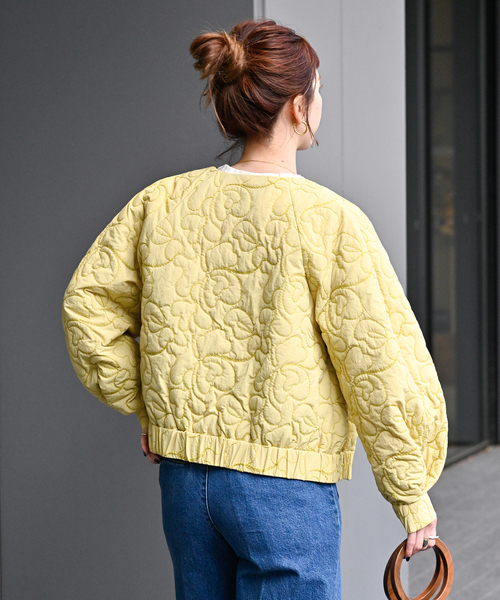 B.C STOCK(ベーセーストック)の「コード刺繍ブルゾン(ブルゾン・レディース・イエロー/グリーン・FREE)」の18枚目の写真