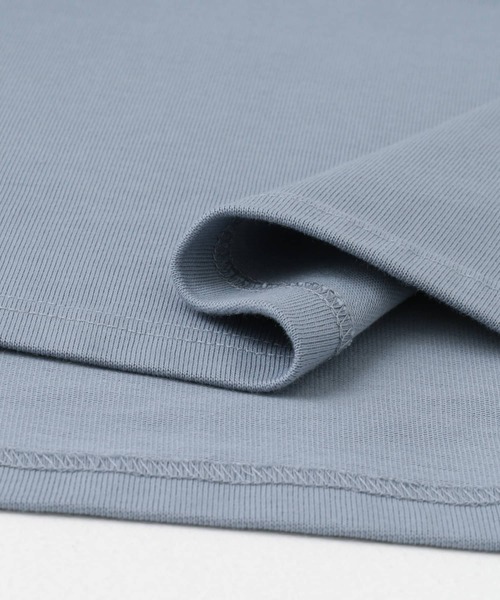 URBAN RESEARCH DOORS（アーバンリサーチドアーズ）の「USAコットンロングスリーブプルオーバー（Tシャツ/カットソー・レディース・オフホワイト/ブルー/チャコールグレー・MEDIUM）」の7枚目の写真