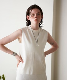 WALANCE | シーセル＆オーガニックコットンスリーブレストップ(タンクトップ)