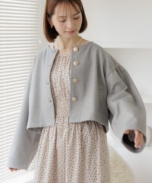 flower | ウォーミーサニージャケット(ノーカラージャケット)