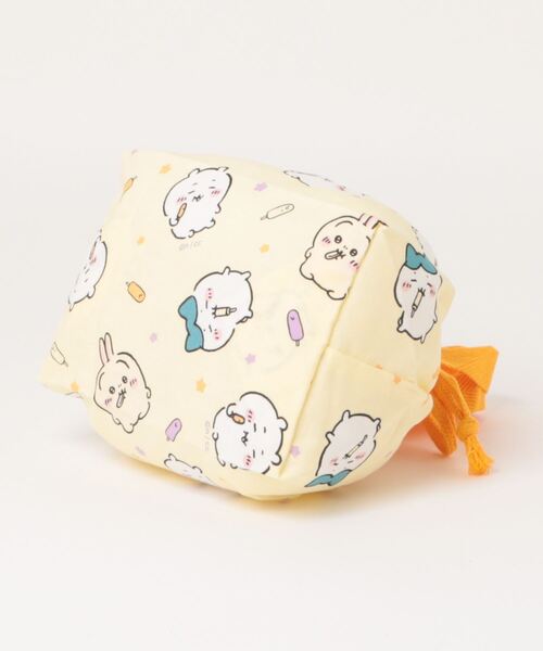 BAYBLO（ベイブロ）の「(SK)【パンどろぼう】ランチ 巾着 ポーチ（お弁当箱・キッズ・クリーム/エメラルドブルー・ONE SIZE）」の4枚目の写真