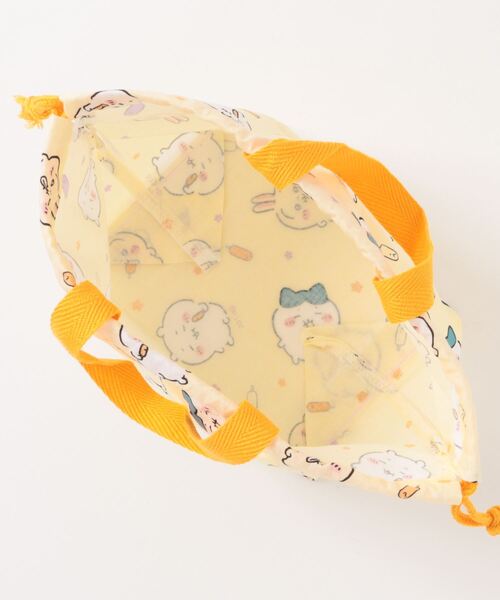 BAYBLO（ベイブロ）の「(SK)【パンどろぼう】ランチ 巾着 ポーチ（お弁当箱・キッズ・クリーム/エメラルドブルー・ONE SIZE）」の3枚目の写真