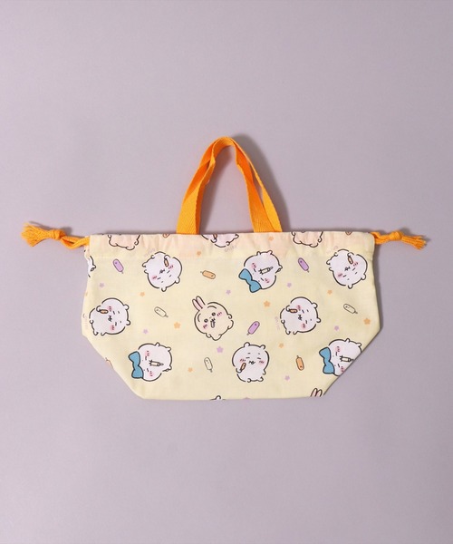 BAYBLO（ベイブロ）の「(SK)【パンどろぼう】ランチ 巾着 ポーチ（お弁当箱・キッズ・クリーム/エメラルドブルー・ONE SIZE）」の14枚目の写真