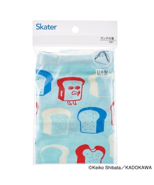 BAYBLO（ベイブロ）の「(SK)【パンどろぼう】ランチ 巾着 ポーチ（お弁当箱・キッズ・クリーム/エメラルドブルー・ONE SIZE）」の18枚目の写真