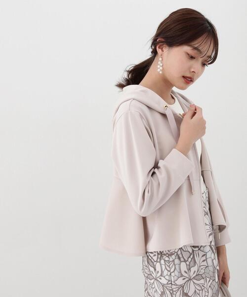 PROPORTION BODY DRESSING（プロポーションボディドレッシング）の「ペプラムパーカー / 1214155300（パーカー・レディース・ネイビー/オフホワイト・FREE）」の5枚目の写真