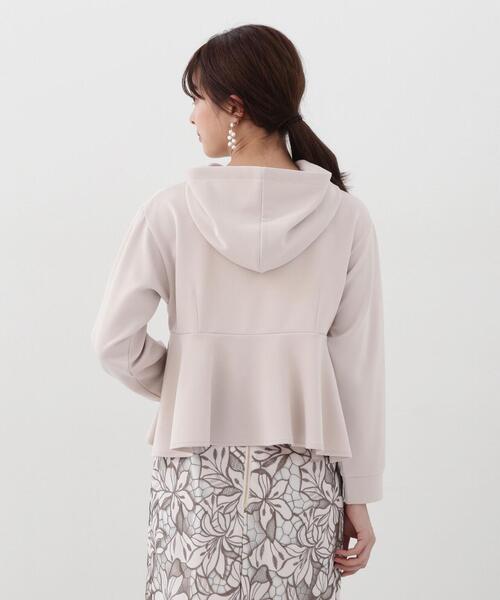 PROPORTION BODY DRESSING（プロポーションボディドレッシング）の「ペプラムパーカー / 1214155300（パーカー・レディース・ネイビー/オフホワイト・FREE）」の15枚目の写真