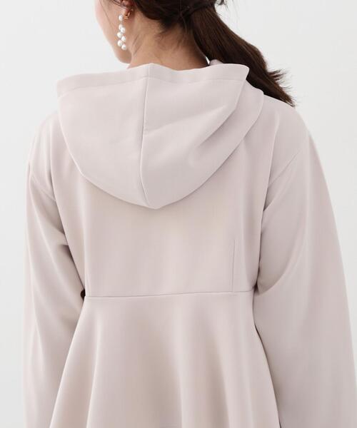 PROPORTION BODY DRESSING（プロポーションボディドレッシング）の「ペプラムパーカー / 1214155300（パーカー・レディース・ネイビー/オフホワイト・FREE）」の19枚目の写真
