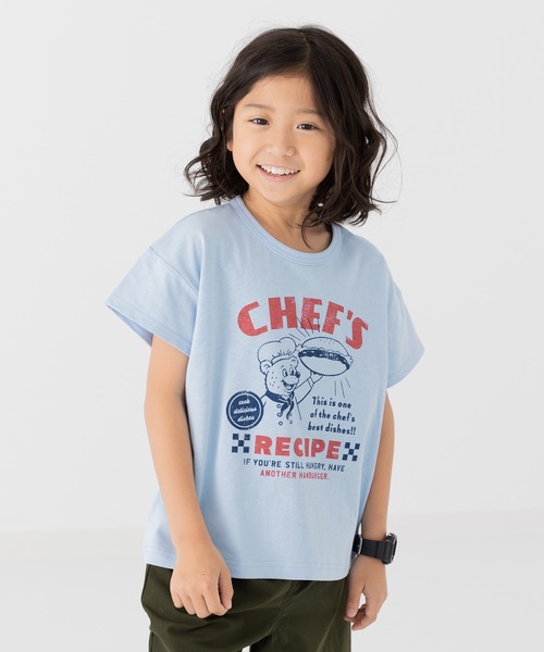 chil2（チルツー）の「プリント 半袖Tシャツ（Tシャツ/カットソー・キッズ・B/Q/R/O/N/P/K/L/M/G/H/I/J/C/D/E/F/A・80ｃｍ/140cm/130cm/120cm/100cm/110cm/90cm）」の3枚目の写真