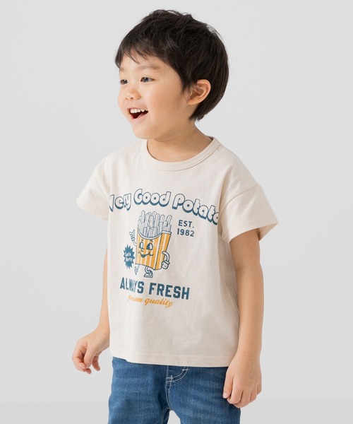 chil2（チルツー）の「プリント 半袖Tシャツ（Tシャツ/カットソー・キッズ・B/Q/R/O/N/P/K/L/M/G/H/I/J/C/D/E/F/A・80ｃｍ/140cm/130cm/120cm/100cm/110cm/90cm）」の9枚目の写真