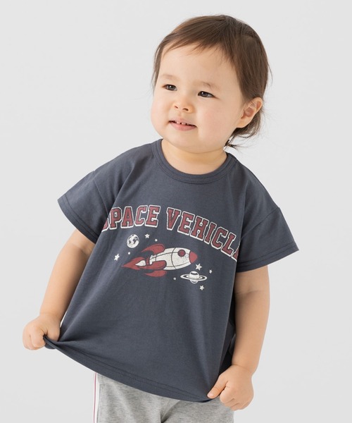 chil2（チルツー）の「プリント 半袖Tシャツ（Tシャツ/カットソー・キッズ・B/Q/R/O/N/P/K/L/M/G/H/I/J/C/D/E/F/A・80ｃｍ/140cm/130cm/120cm/100cm/110cm/90cm）」の12枚目の写真