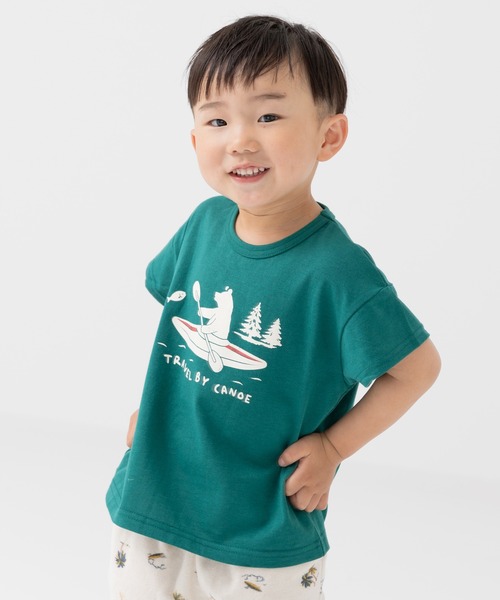 chil2（チルツー）の「プリント 半袖Tシャツ（Tシャツ/カットソー・キッズ・B/Q/R/O/N/P/K/L/M/G/H/I/J/C/D/E/F/A・80ｃｍ/140cm/130cm/120cm/100cm/110cm/90cm）」の14枚目の写真