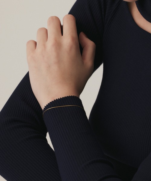 CENE（セネ）の「【CENE】セネ/スクエアスネークチェーンブレスレット（ブレスレット・レディース・シルバー/ゴールド・FREE）」の11枚目の写真