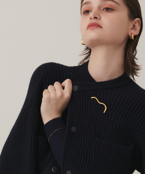 CENE（セネ）の「【CENE】セネ/スクエアスネークチェーンブレスレット（ブレスレット・レディース・シルバー/ゴールド・FREE）」の9枚目の写真