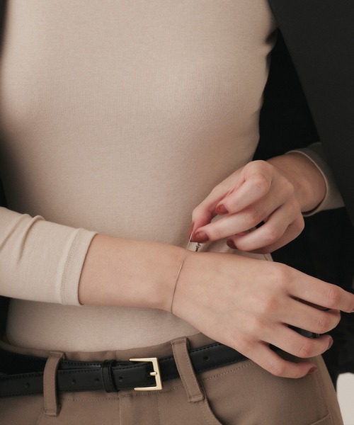 CENE（セネ）の「【CENE】セネ/スクエアスネークチェーンブレスレット（ブレスレット・レディース・シルバー/ゴールド・FREE）」の13枚目の写真