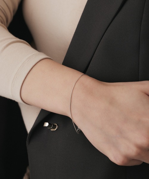 CENE（セネ）の「【CENE】セネ/スクエアスネークチェーンブレスレット（ブレスレット・レディース・シルバー/ゴールド・FREE）」の4枚目の写真