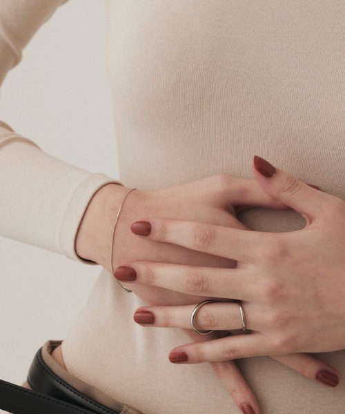 CENE（セネ）の「【CENE】セネ/スクエアスネークチェーンブレスレット（ブレスレット・レディース・シルバー/ゴールド・FREE）」の7枚目の写真