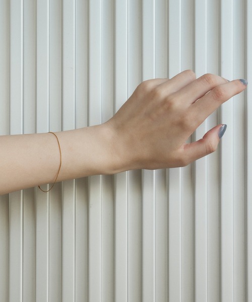 CENE（セネ）の「【CENE】セネ/スクエアスネークチェーンブレスレット（ブレスレット・レディース・シルバー/ゴールド・FREE）」の17枚目の写真