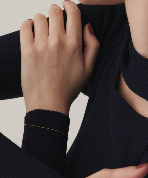 CENE（セネ）の「【CENE】セネ/スクエアスネークチェーンブレスレット（ブレスレット・レディース・シルバー/ゴールド・FREE）」の19枚目の写真