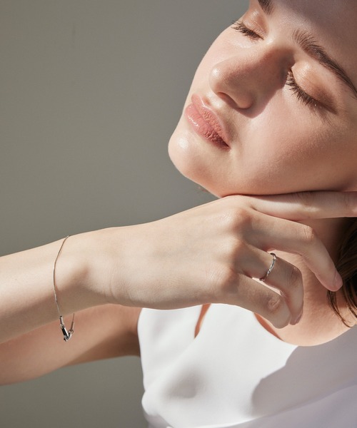 CENE（セネ）の「【CENE】セネ/スクエアスネークチェーンブレスレット（ブレスレット・レディース・シルバー/ゴールド・FREE）」の21枚目の写真