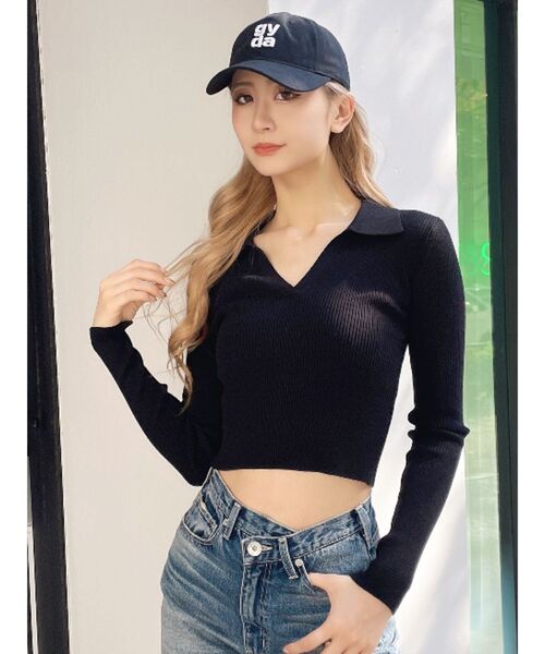 GYDA(ジェイダ)の「Square gyda embroideryキャップ(キャップ・レディース・オフホワイト/レッド/ブラック・FREE)」の13枚目の写真