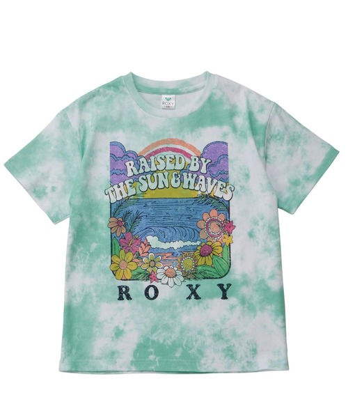 ROXY（ロキシー）の「MINI OUT OF SPACE/ロキシー半袖Tシャツ（Tシャツ/カットソー・キッズ・ホワイト/ミント/オレンジ・150/140/130/120/110）」の3枚目の写真