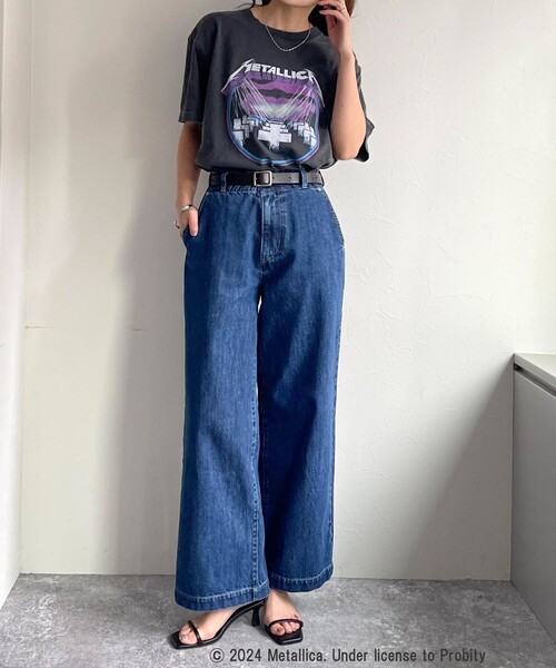 GOOD ROCK SPEED(グッドロックスピード)の「【GOOD ROCK SPEED/グッドロックスピード】BANDプリント半袖シャツ(Tシャツ/カットソー・レディース・ブラック系その他3/ブラック系その他2/チャコールグレー/ブラック系その他・FREE)」の8枚目の写真