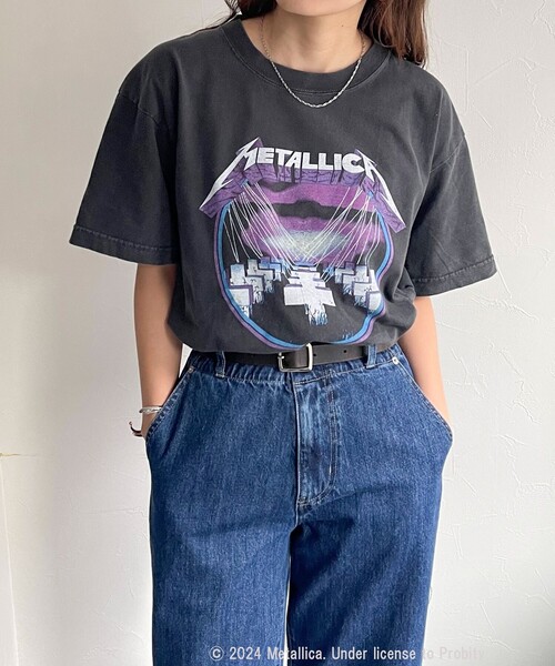 GOOD ROCK SPEED(グッドロックスピード)の「【GOOD ROCK SPEED/グッドロックスピード】BANDプリント半袖シャツ(Tシャツ/カットソー・レディース・ブラック系その他3/ブラック系その他2/チャコールグレー/ブラック系その他・FREE)」の11枚目の写真