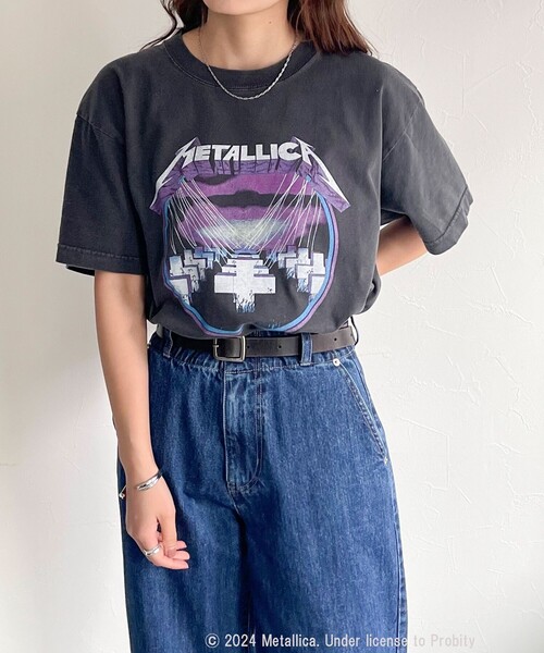 GOOD ROCK SPEED(グッドロックスピード)の「【GOOD ROCK SPEED/グッドロックスピード】BANDプリント半袖シャツ(Tシャツ/カットソー・レディース・ブラック系その他3/ブラック系その他2/チャコールグレー/ブラック系その他・FREE)」の12枚目の写真