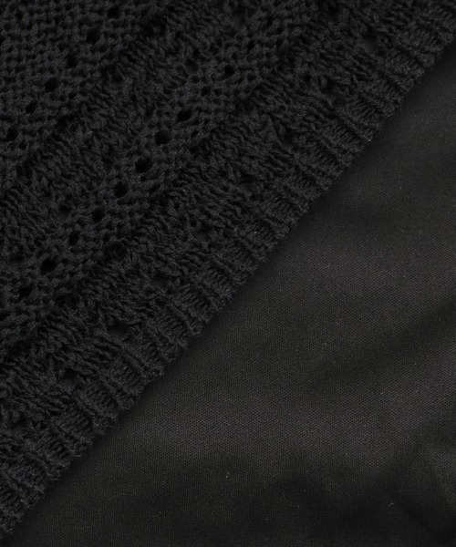 ROPE' PICNIC（ロペピクニック）の「セットアップ対応/透かし編みテープヤーンIラインニットスカート（スカート・レディース・ブラウン系その他2/ブラック系その他/ホワイト系その他5・40/38）」の17枚目の写真