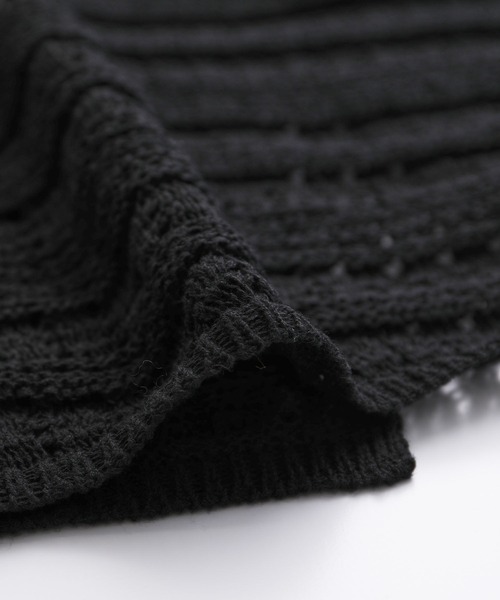 ROPE' PICNIC（ロペピクニック）の「セットアップ対応/透かし編みテープヤーンIラインニットスカート（スカート・レディース・ブラウン系その他2/ブラック系その他/ホワイト系その他5・40/38）」の9枚目の写真